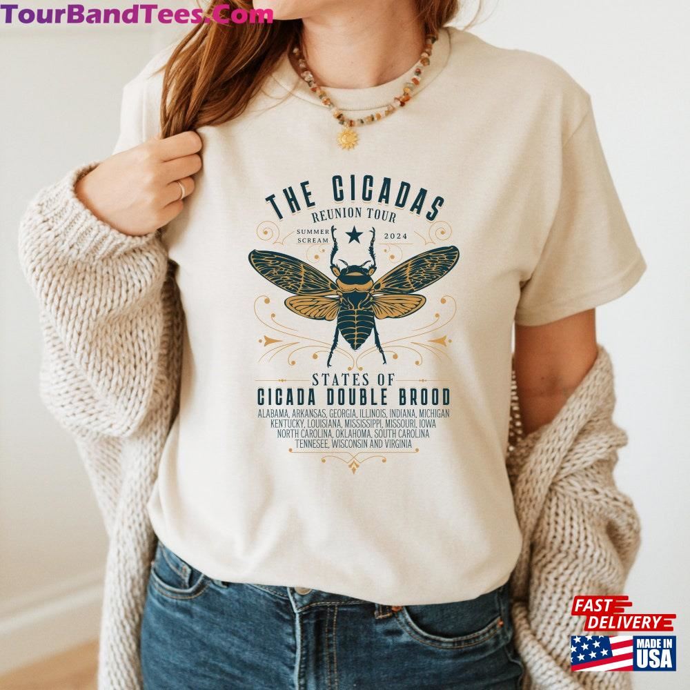 The Cicadas Reunion Tour Shirt Invasion Funny Cicada Tee T-Shirt Unisex 29Uf092401 – Utopia Fashion