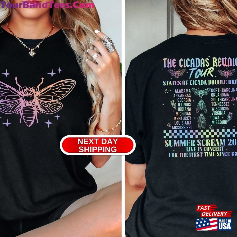 The Cicadas Reunion Tour Shirt Summer Scream Tee Festival Concert Top Unisex Classic 29Uf092564 – Utopia Fashion