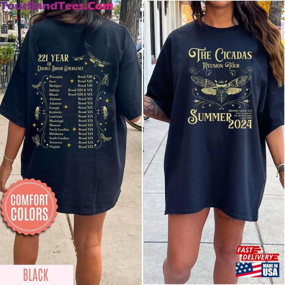 The Cicadas Reunion Tour Summer Comfort Color T-Shirt Comeback Shirt Funny Cicada Concert Unisex Hoodie 29Uf106050 – Utopia Fashion