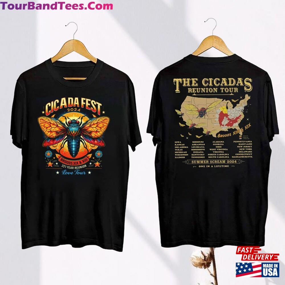 The Cicadas Reunion Tour Summer Graphic T-Shirt Comeback Shirt Funny Cicada Concert Classic Sweatshirt 29Uf101508 – Utopia Fashion