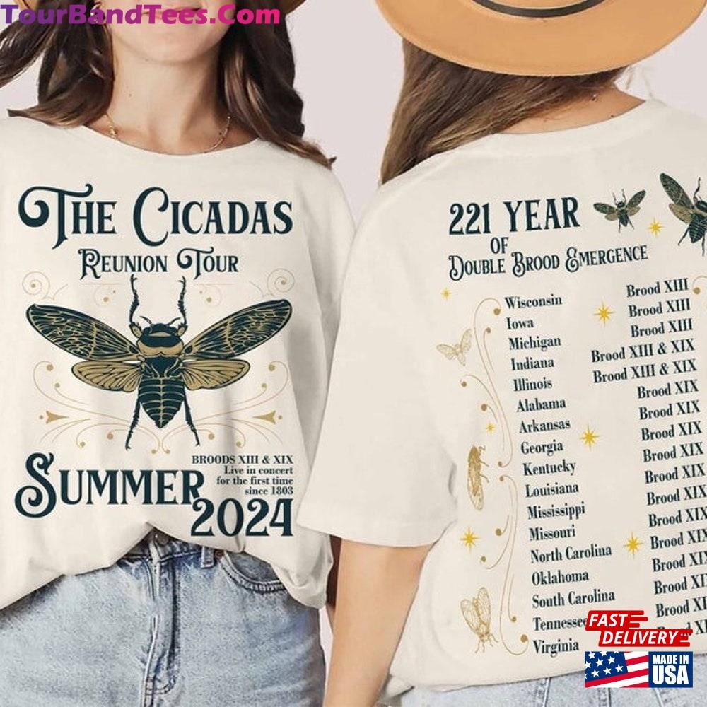 The Cicadas Reunion Tour Summer Shirt Double Broods Xiii Amp Xix Hoodie Unisex 29Uf102828 – Utopia Fashion