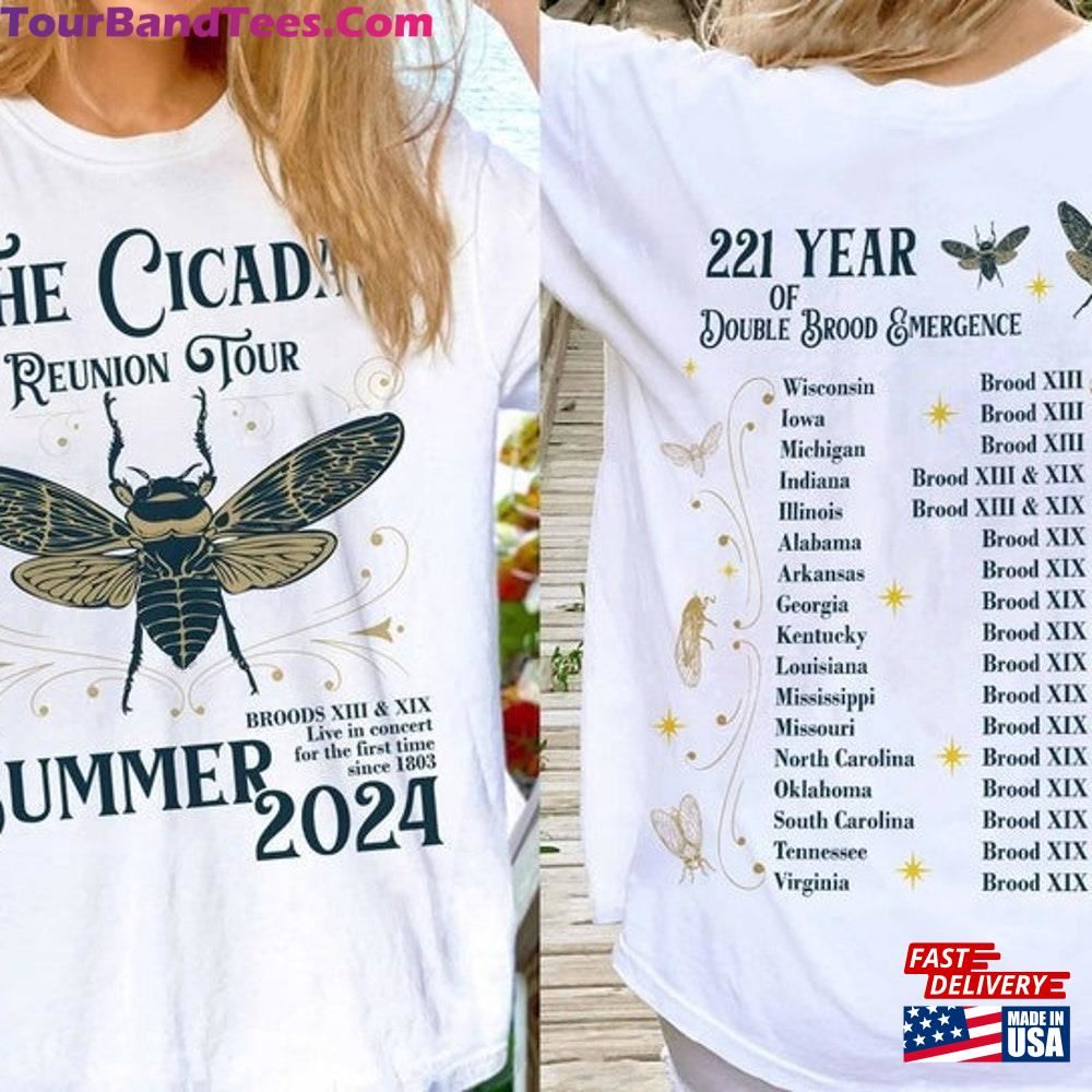 The Cicadas Reunion Tour Summer Shirt Double Broods Xiii Amp Xix Hoodie Unisex 29Uf102828 – Utopia Fashion