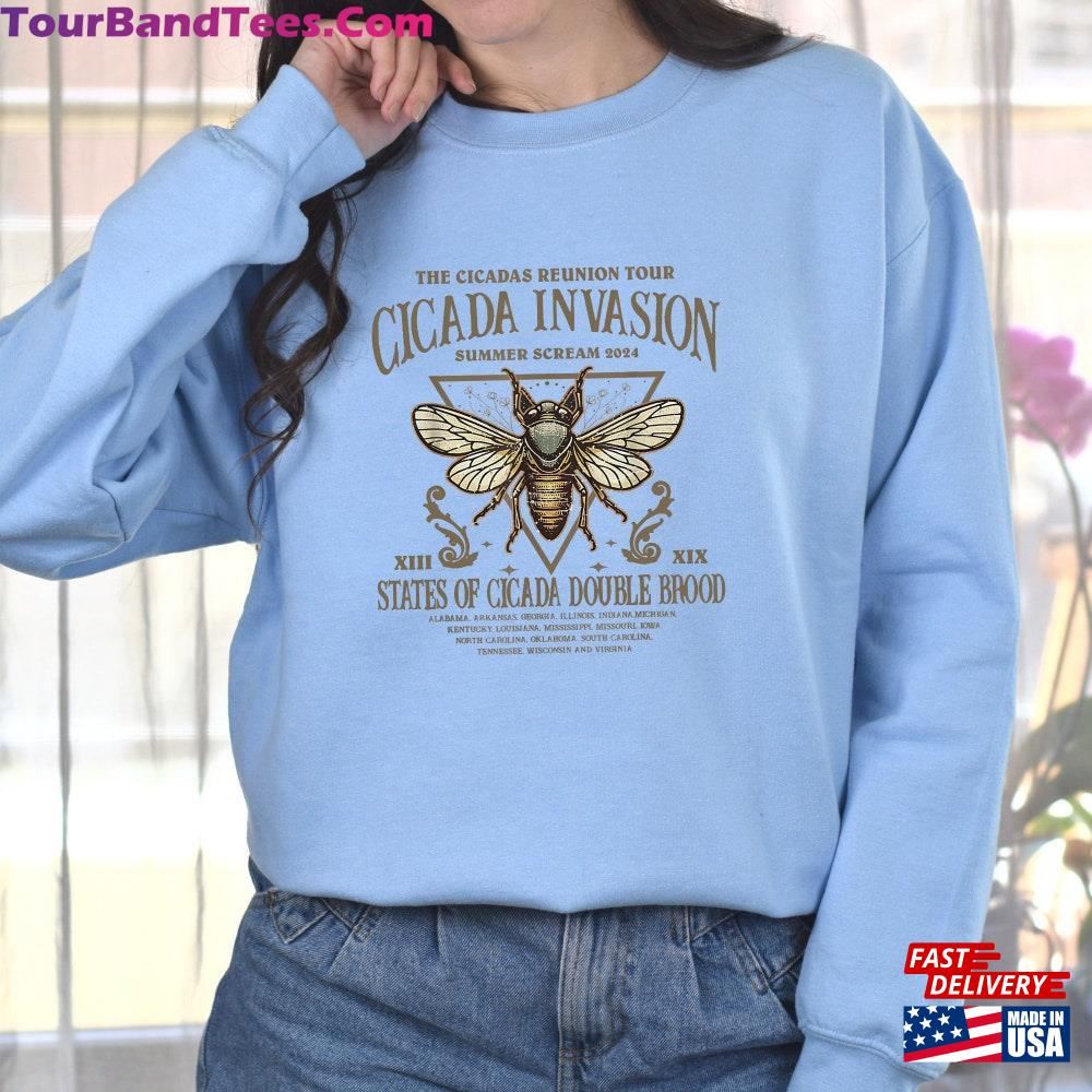 The Cicadas Reunion Tour Sweatshirt Summer Concert Tee Vintage Graphic Band Shirt Unisex 29Uf092034 – Utopia Fashion