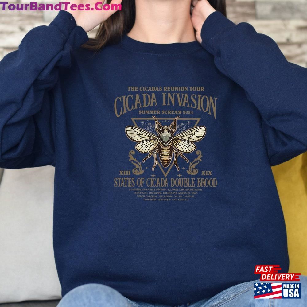 The Cicadas Reunion Tour Sweatshirt Summer Concert Tee Vintage Graphic Band Shirt Unisex 29Uf092034 – Utopia Fashion