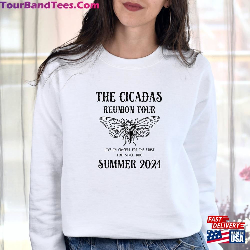 The Cicadas Reunion Tour Sweatshirt Summer Concert Tee Vintage Graphic Band Shirt Unisex Classic 29Uf092037 – Utopia Fashion