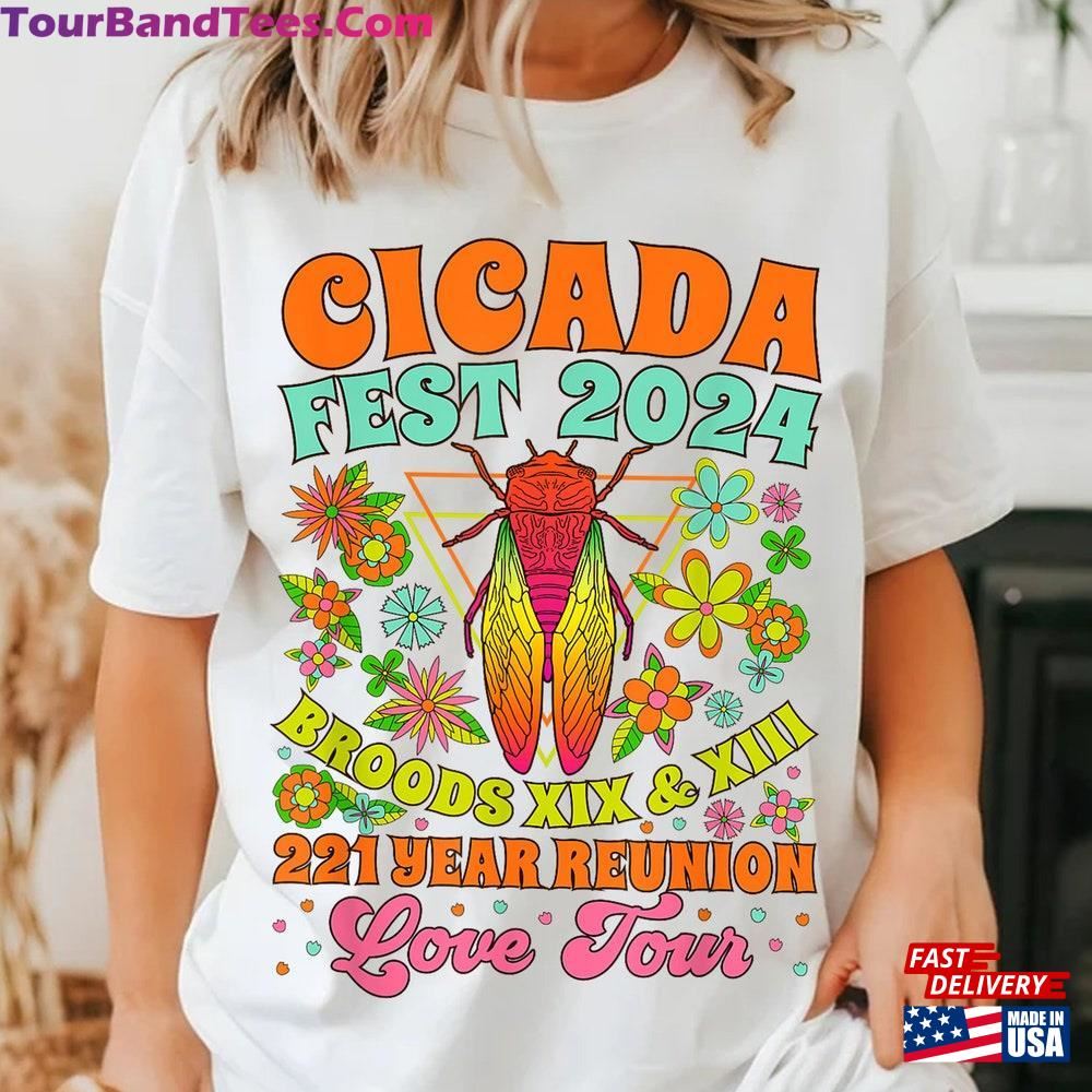 The Cicadas Summer Scream Reunion Tour Shirt Cicada Concert Tee Insect Broods Xiii Classic Sweatshirt 29Uf097293 – Utopia Fashion