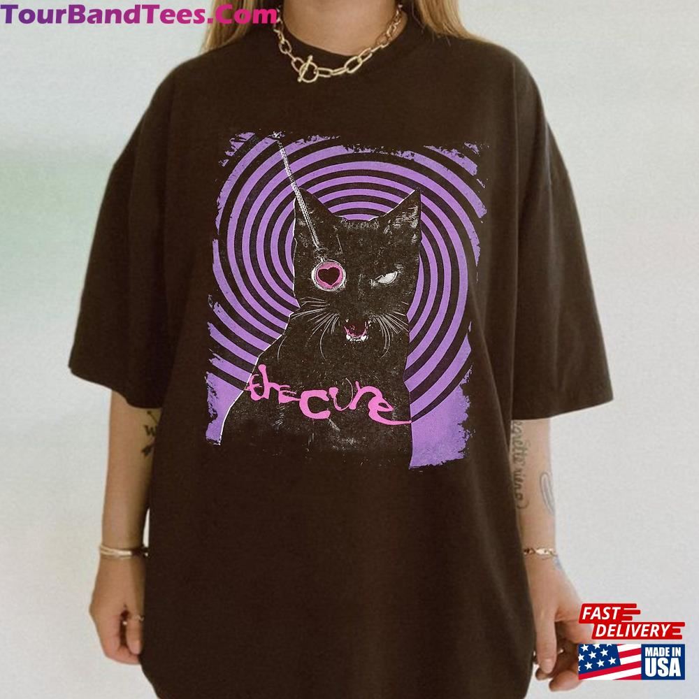 The Cure Shirt Vintage Cat Moon Rock Band T-Shirt Unisex Hoodie 29Uf097227 – Utopia Fashion