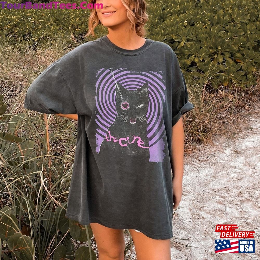 The Cure Shirt Vintage Cat Moon Rock Band T-Shirt Unisex Hoodie 29Uf097227 – Utopia Fashion