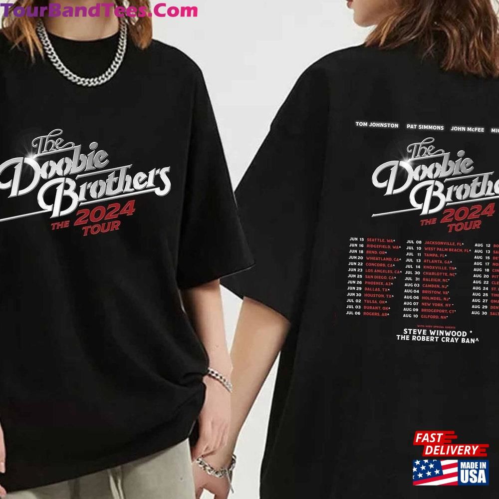 The Doobie Brothers Tour Shirt Band Fan Concert T-Shirt Unisex 29Uf106364 – Utopia Fashion