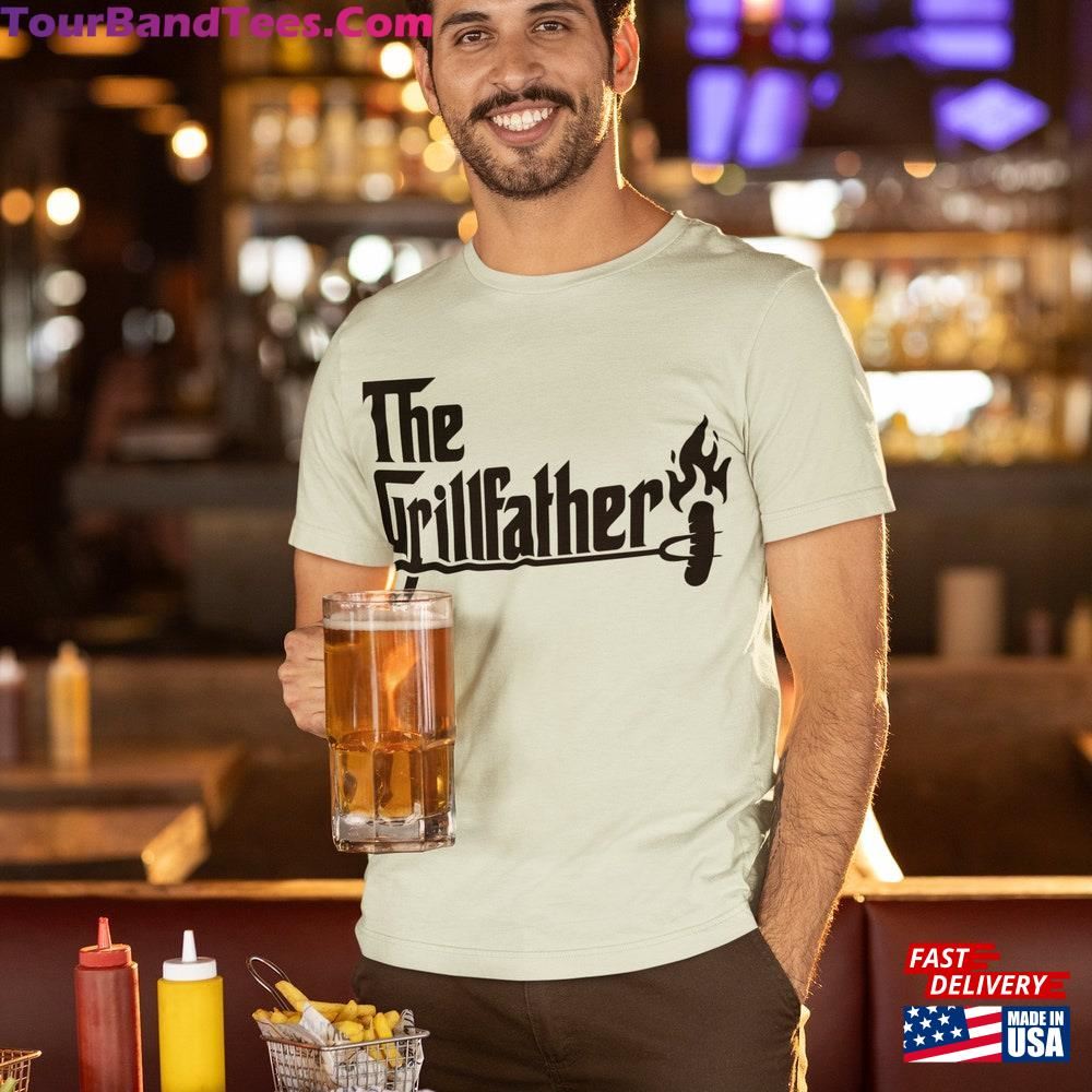 The Grillfather T-Shirt Father S Day Gift Birthday Gifts For Dad Unisex 29Uf111857 – Utopia Fashion