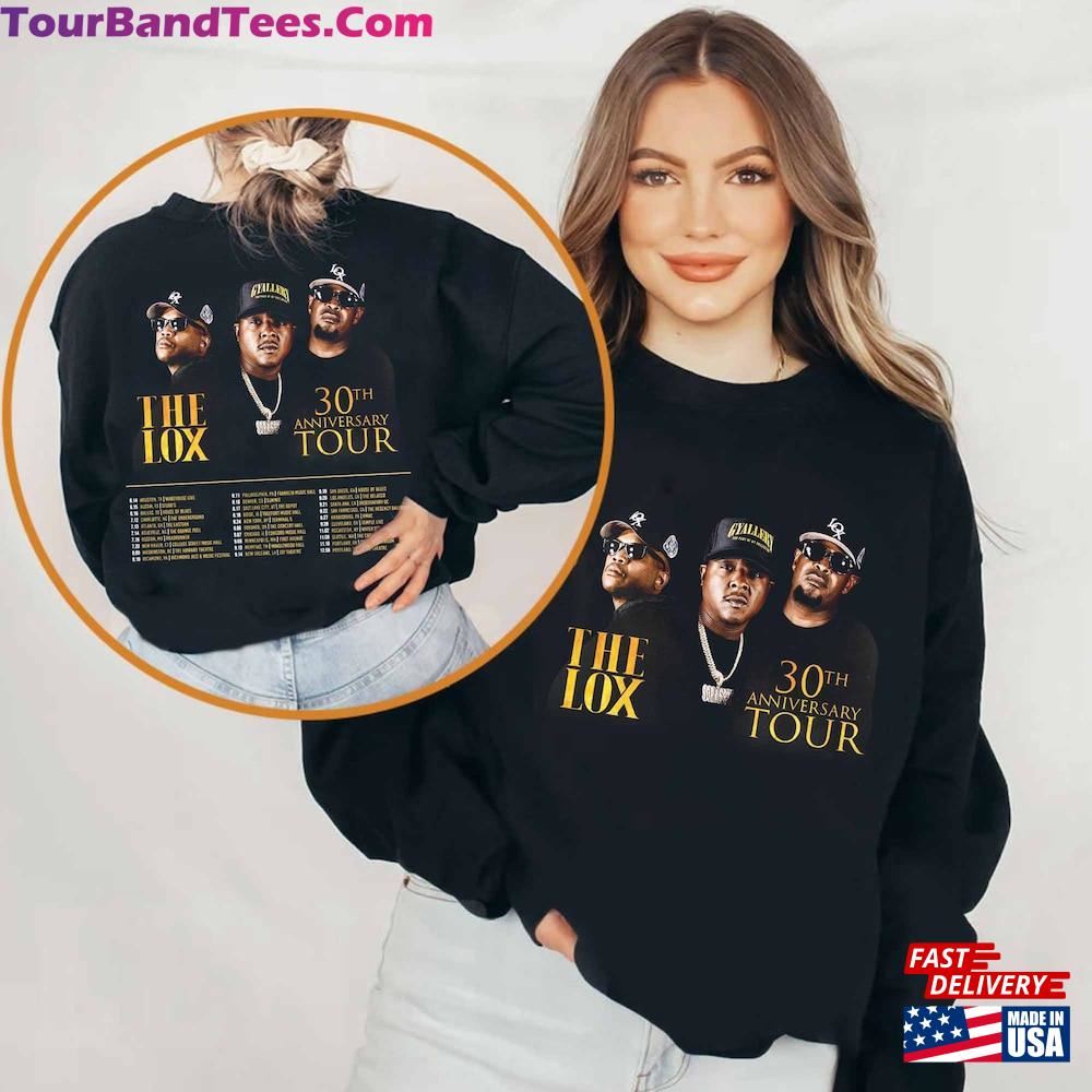 The Lox 30Th Anniversary Tour Shirt Band Fan Concert Unisex T-Shirt 29Uf097339 – Utopia Fashion