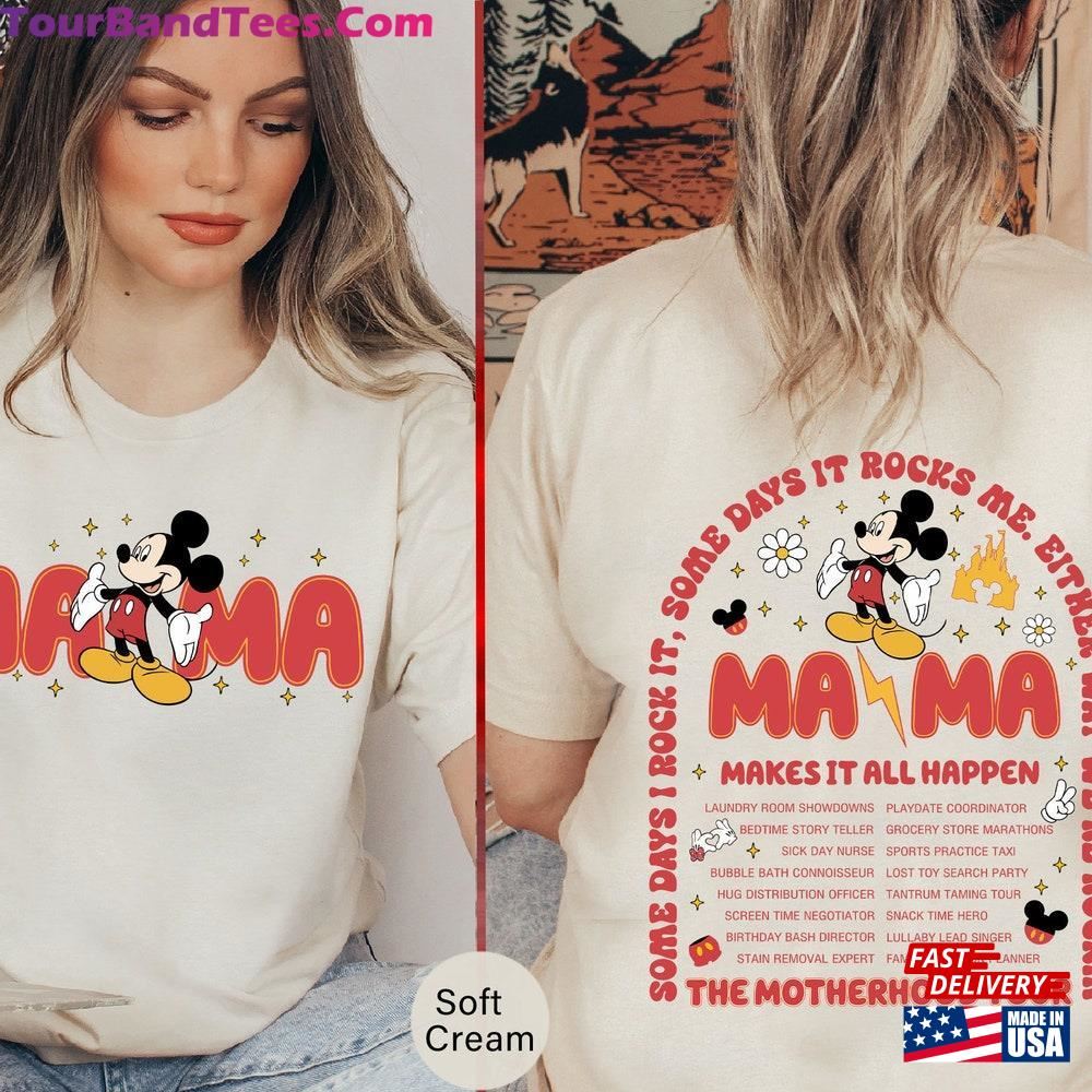 The Motherhood Tour Mouse Mama T-Shirt Vintage Mickey Family Vacation Tshirt Hoodie Unisex 29Uf096191 – Utopia Fashion