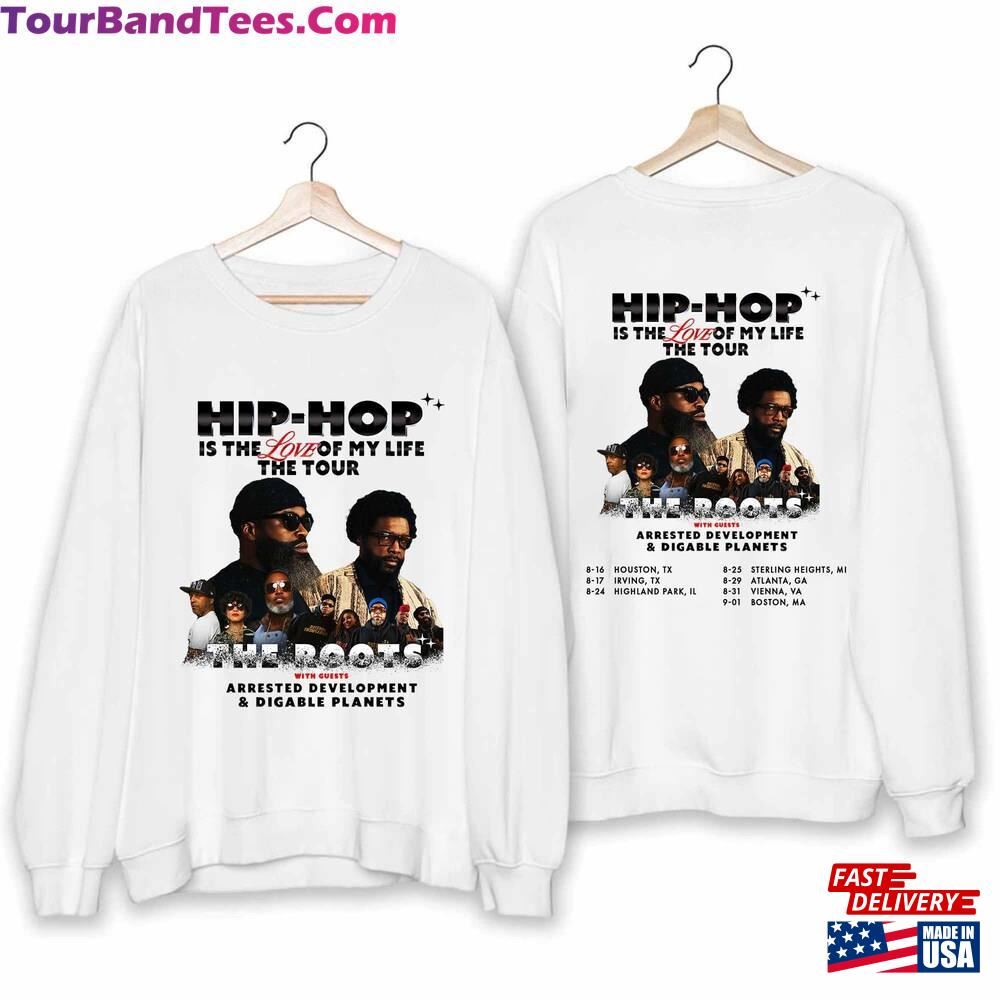 The Roots Tour Shirt Band Fan Concert Sweatshirt Hoodie 29Uf111755 – Utopia Fashion