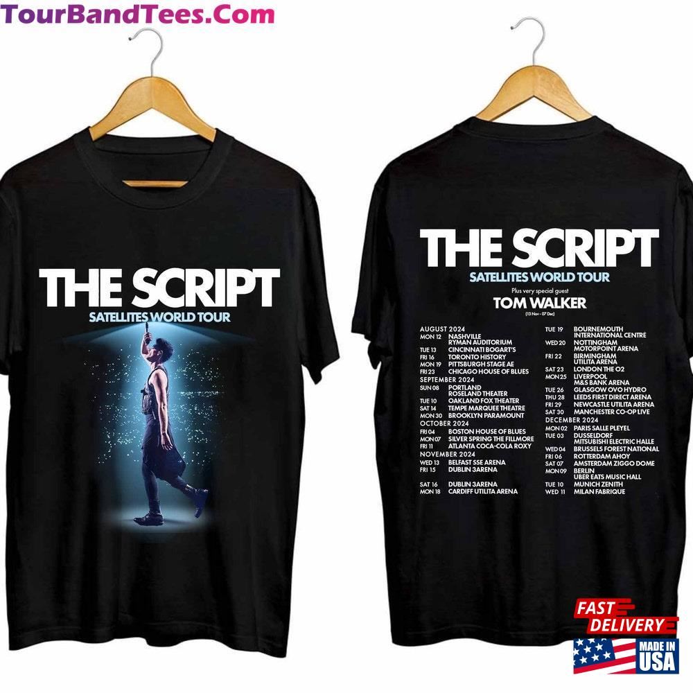 The Script Satellites World Tour Shirt Band Fan Hoodie Classic 29Uf107189 – Utopia Fashion