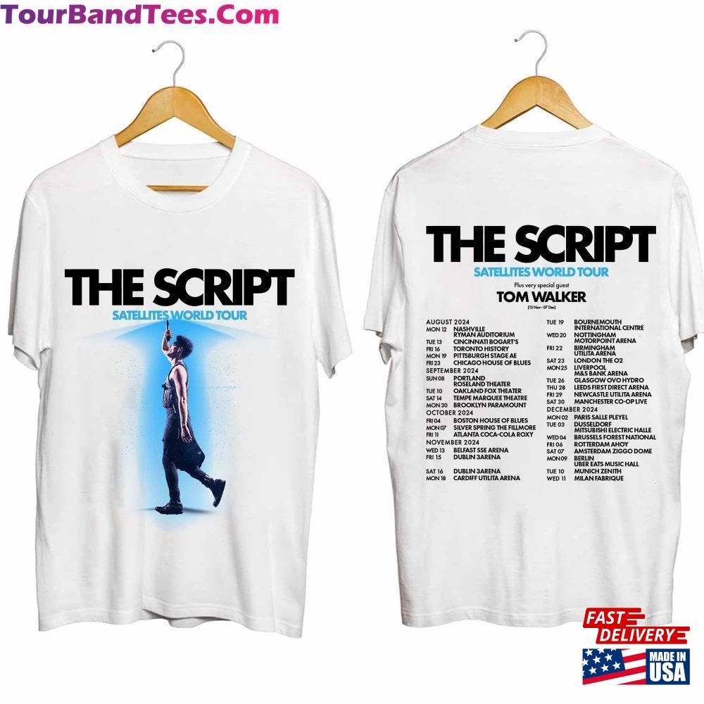 The Script Satellites World Tour Shirt Band Fan Hoodie Classic 29Uf107189 – Utopia Fashion