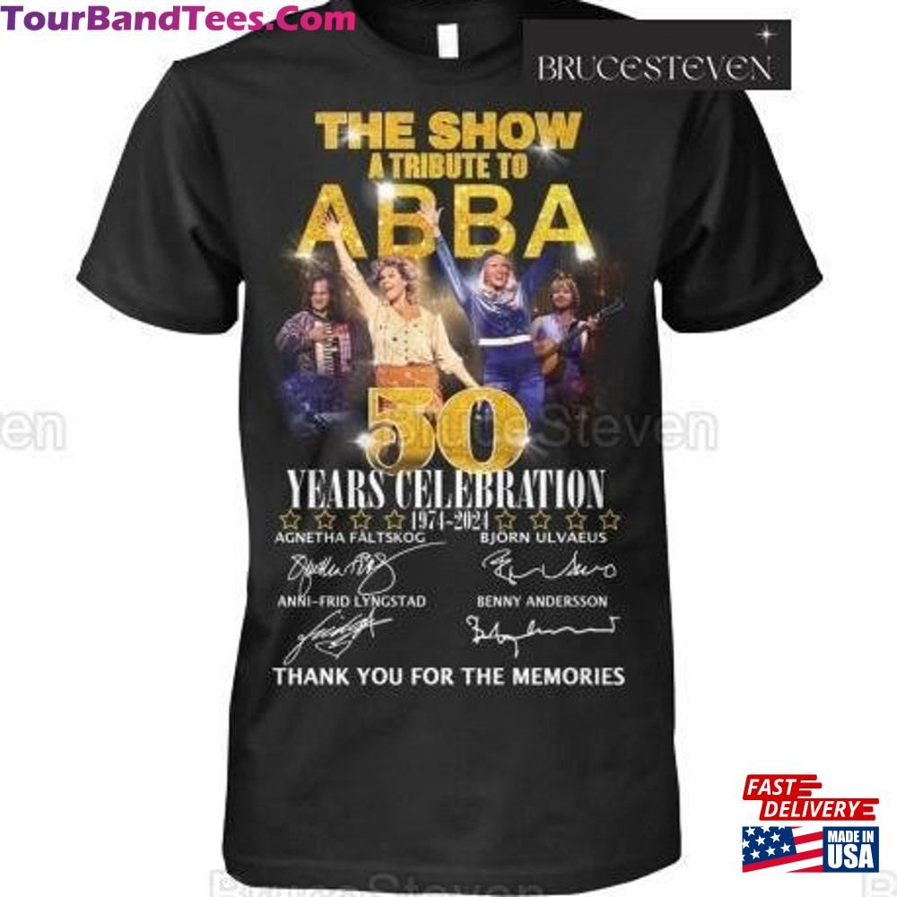 The Show A Tribute To Abba Years Celebration Shirt Thank You For Memories T-Shirt Sweatshirt 29Uf101340 – Utopia Fashion