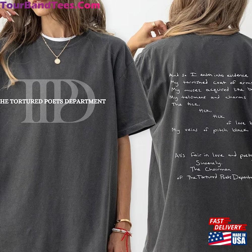 The Tortured Poets Department Shirt Eras Tour Taylr Swift New Album Unisex Sweatshirt 29Uf096826 – Utopia Fashion