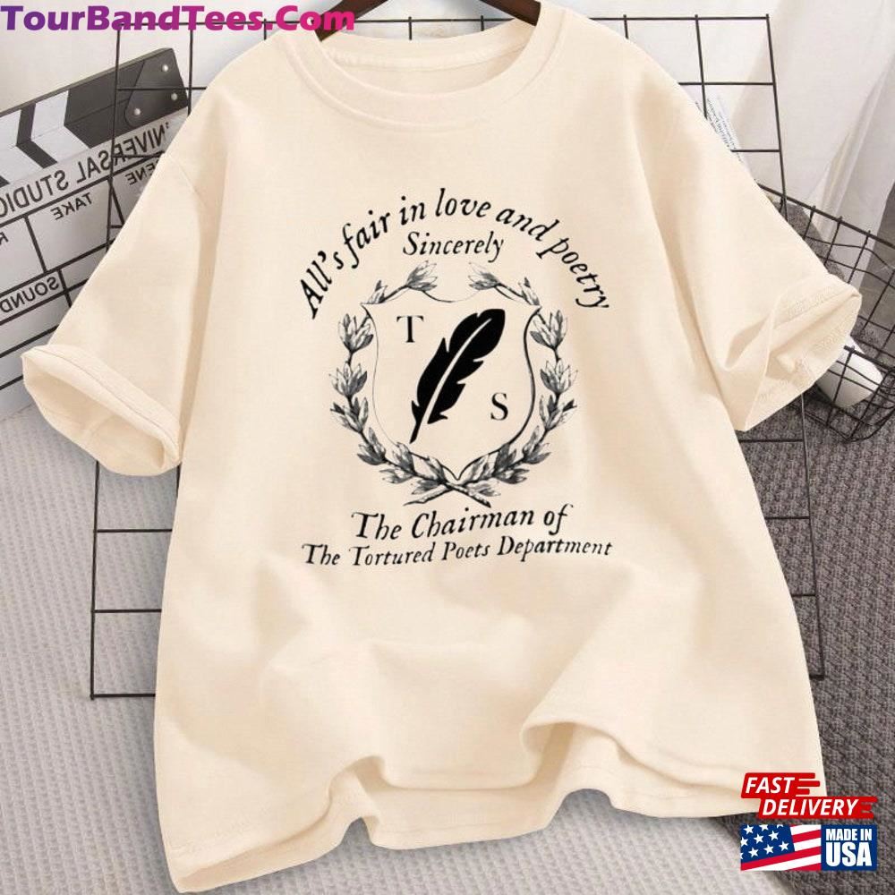 The Tortured Poets Department Shirt Pure Cotton Swiftie Fan Tee Unisex Sweatshirt 29Uf115577 – Utopia Fashion