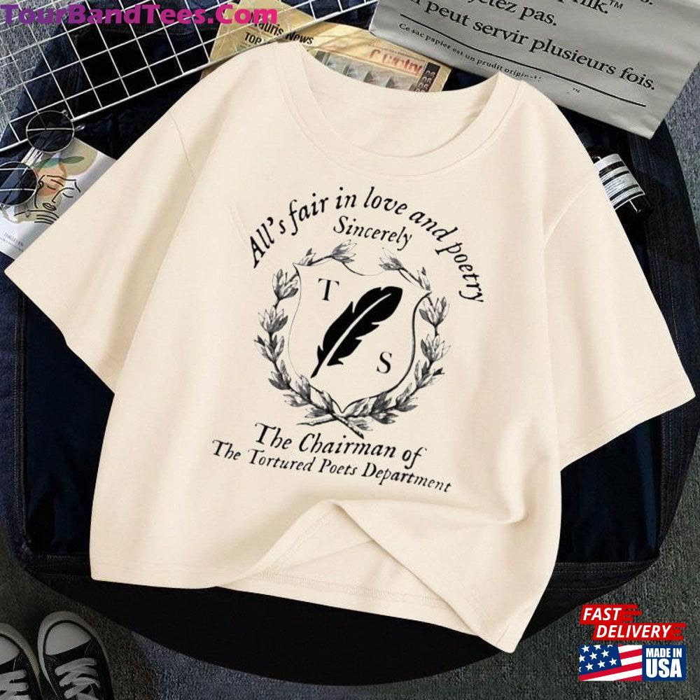 The Tortured Poets Department Shirt Pure Cotton Swiftie Fan Tee Unisex Sweatshirt 29Uf115577 – Utopia Fashion