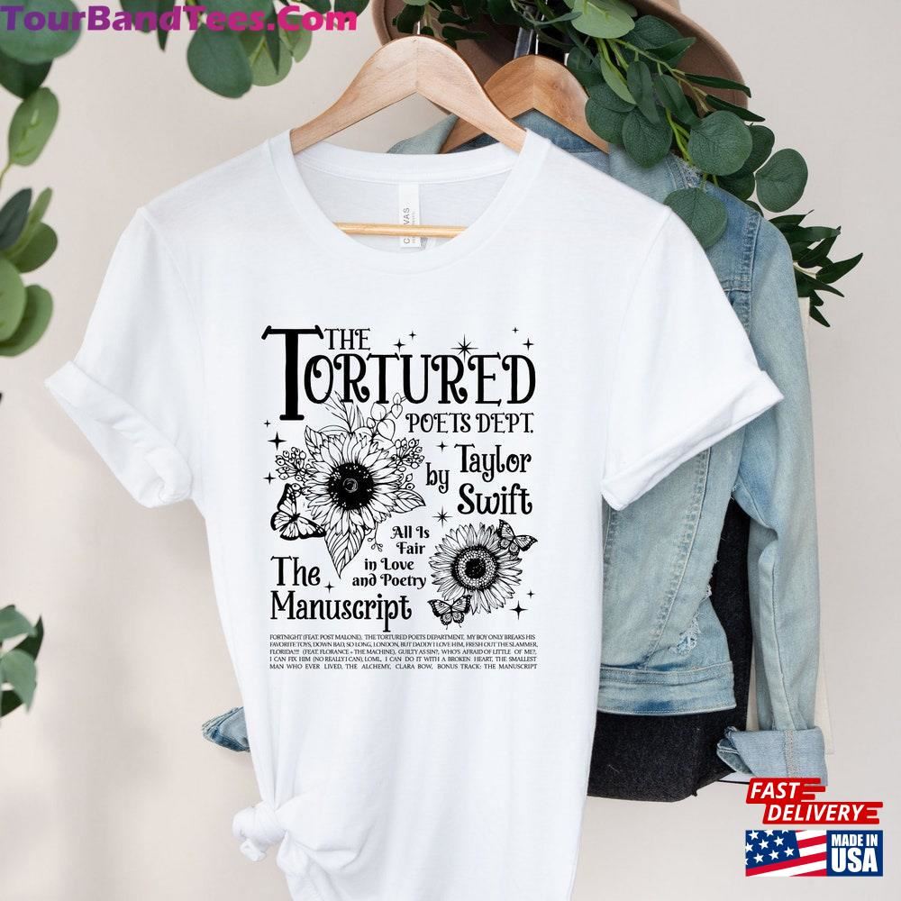 The Tortured Poets Department Shirt Taylor Eras Tour Album Swiftie Merch T-Shirt Unisex 29Uf097021 – Utopia Fashion