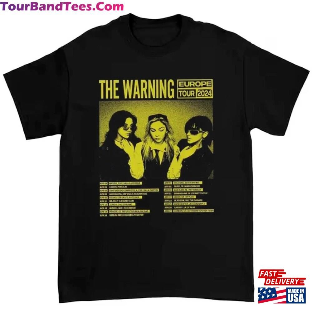 The Warning Band Europe Tour Unisex T Shirt Sweatshirt Classic 29Uf117229 – Utopia Fashion