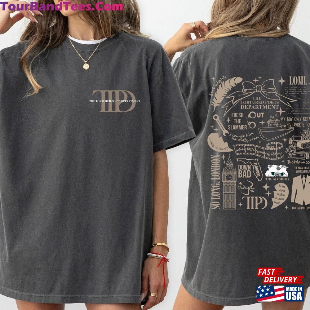 Tortured Poet S Comfort Colors T-Shirt Ts Fan Oversized Pocket Shirt Pop Music New Album Classic Sweatshirt 29Uf117670 – Utopia Fashion