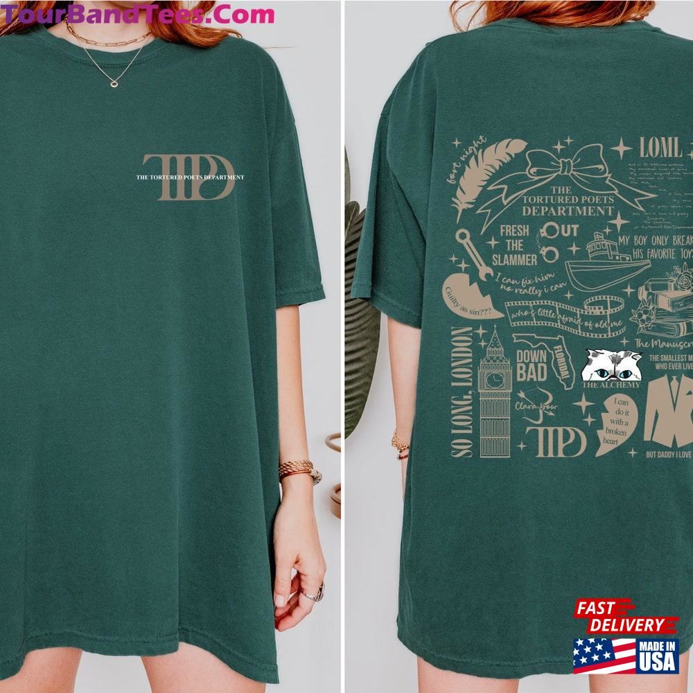 Tortured Poet S Comfort Colors T-Shirt Ts Fan Oversized Pocket Shirt Pop Music New Album Classic Sweatshirt 29Uf117670 – Utopia Fashion