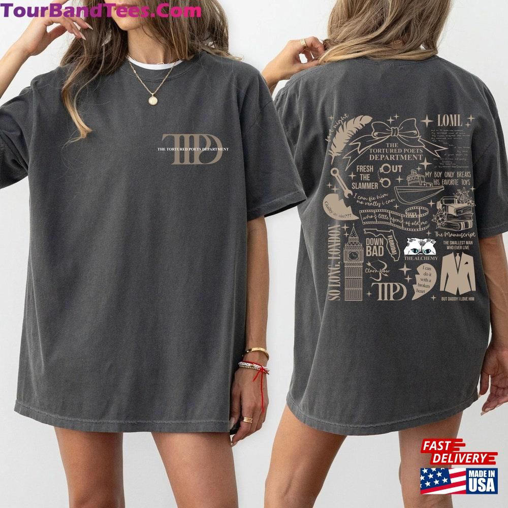 Tortured Poet S Comfort Colors T-Shirt Ts Fan Oversized Pocket Shirt Pop Music New Album Classic Sweatshirt 29Uf107141 – Utopia Fashion