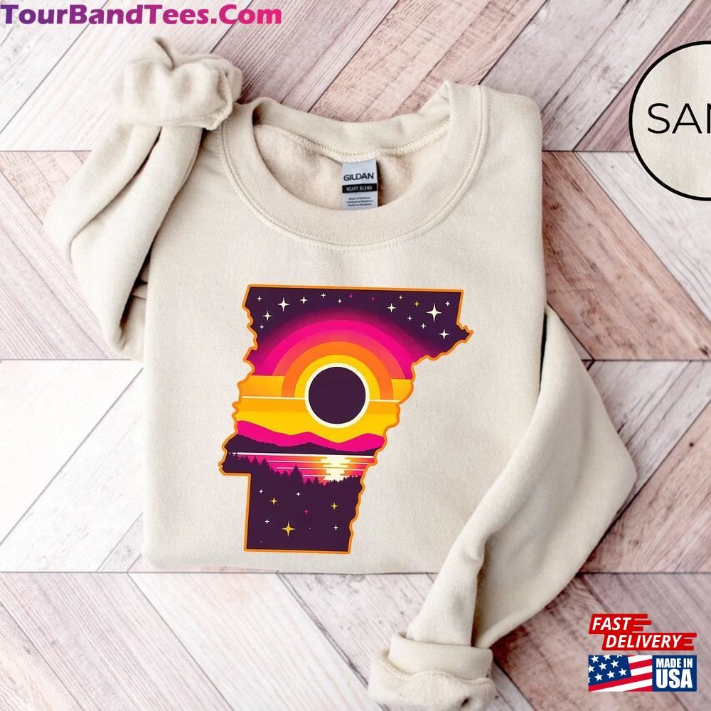 Total Solar Eclipse Shirt April Sweatshirt Usa Map Classic T-Shirt 29Uf117226 – Utopia Fashion