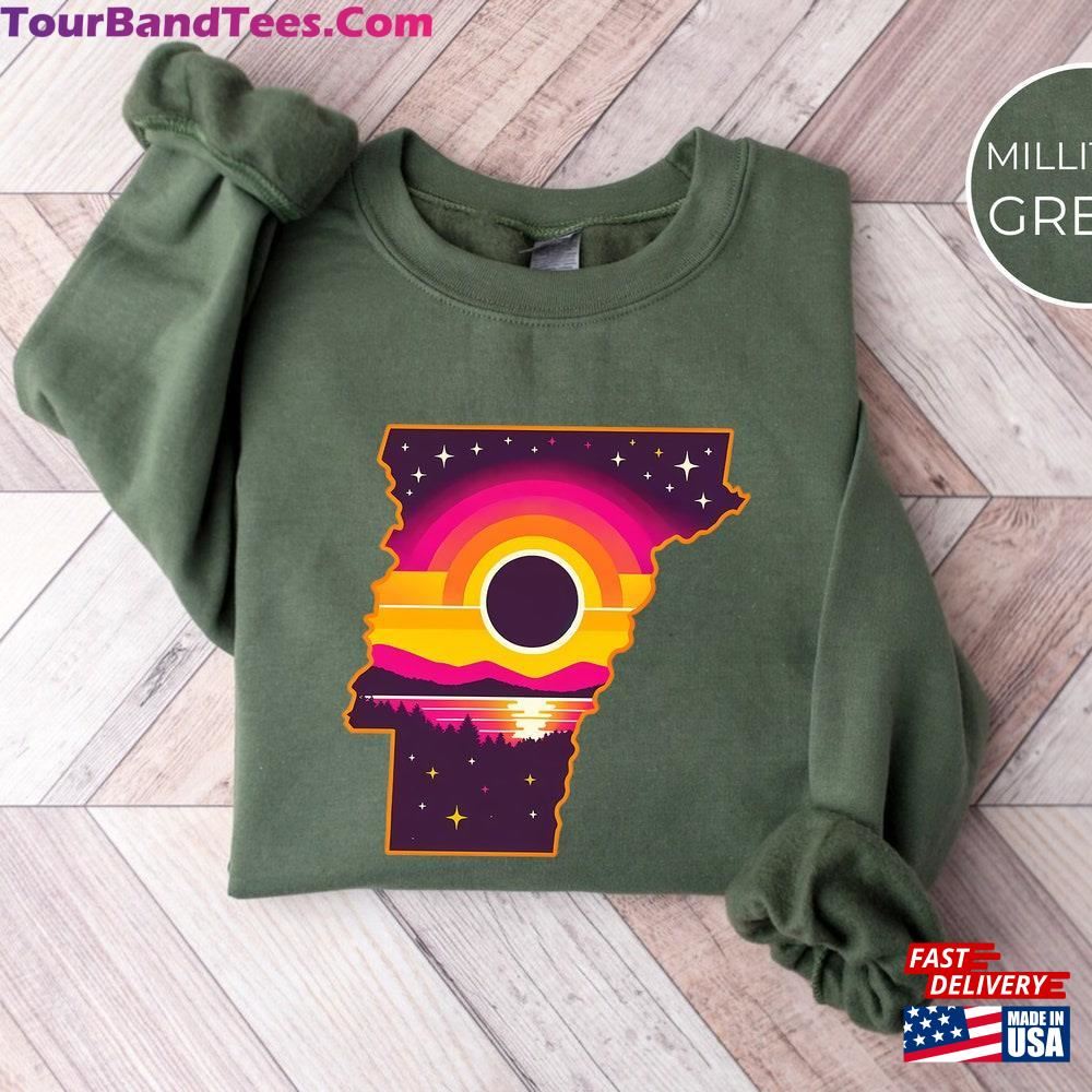 Total Solar Eclipse Shirt April Sweatshirt Usa Map Classic T-Shirt 29Uf117226 – Utopia Fashion