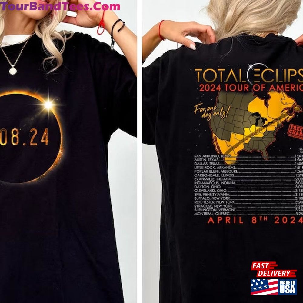 Total Solar Eclipse Shirt April Twice In A Lifetime Unisex Hoodie 29Uf116915 – Utopia Fashion