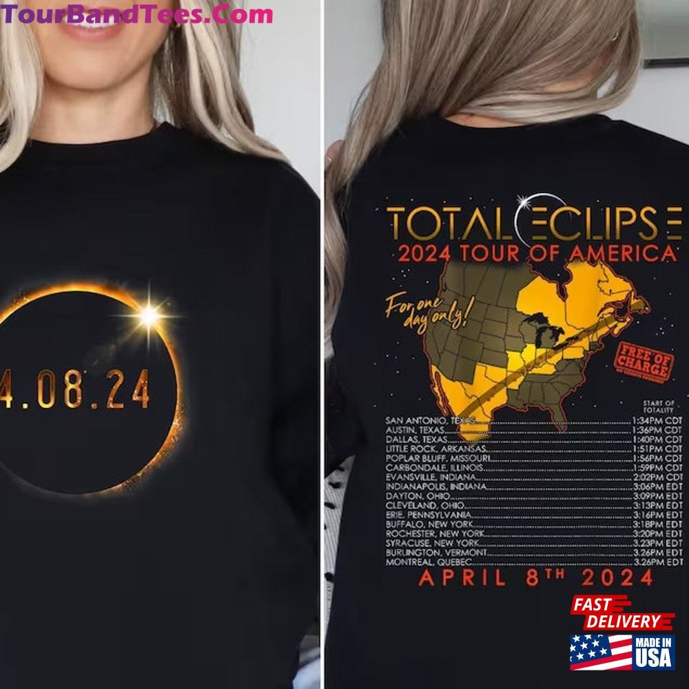 Total Solar Eclipse Shirt April Twice In A Lifetime Unisex Hoodie 29Uf116915 – Utopia Fashion