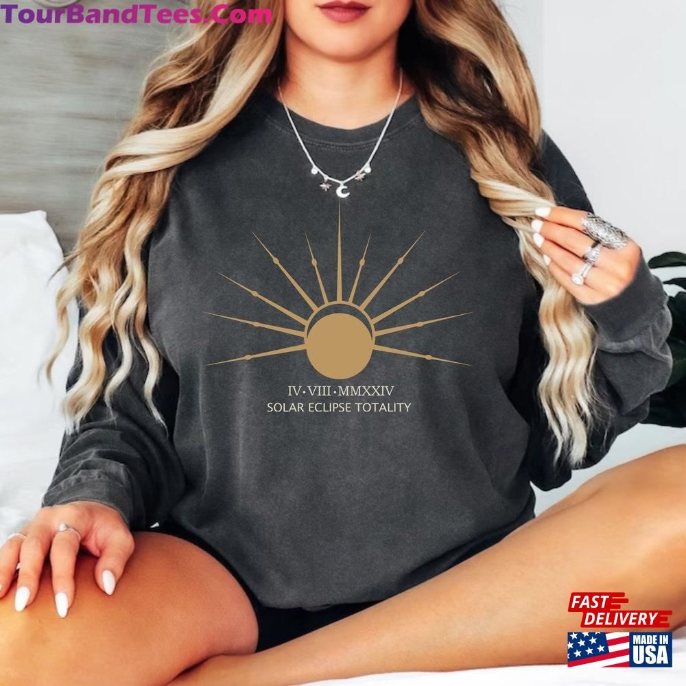 Total Solar Eclipse Shirt April Usa Map Hoodie Sweatshirt 29Uf116358 – Utopia Fashion