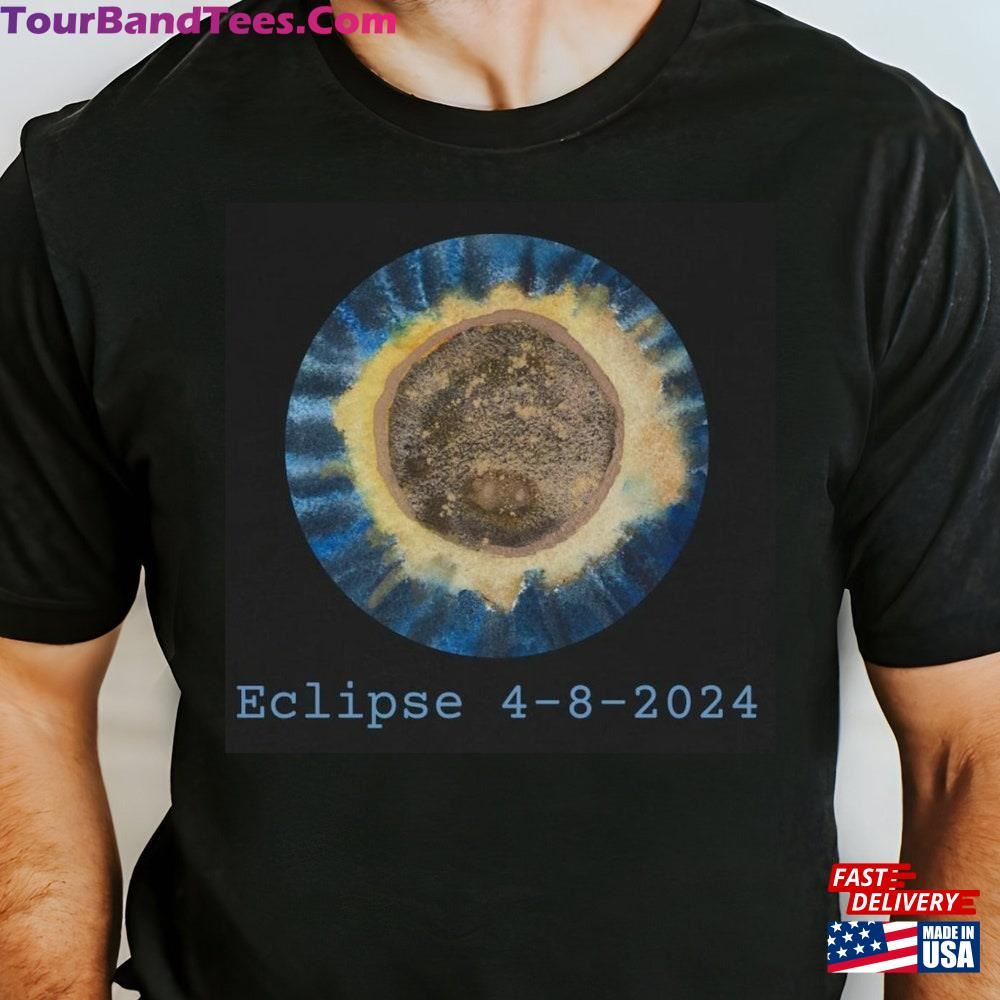 Total Solar Eclipse Shirt April Watercolor Print Classic T-Shirt 29Uf103014 – Utopia Fashion