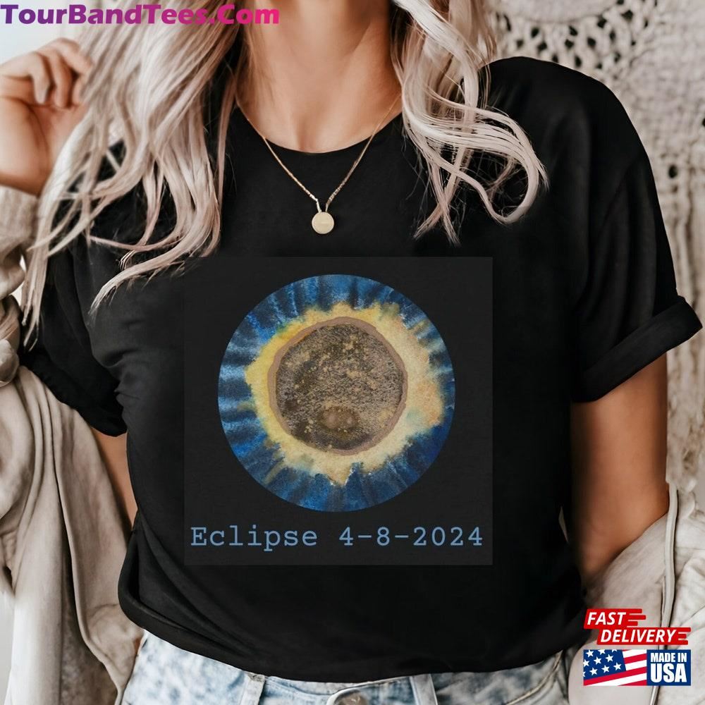 Total Solar Eclipse Shirt April Watercolor Print Classic T-Shirt 29Uf103014 – Utopia Fashion