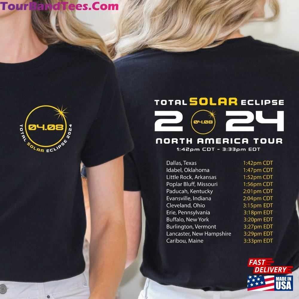 Total Solar Eclipse Shirt North America Tour April 8Th Hoodie Sweatshirt 29Uf092430 – Utopia Fashion