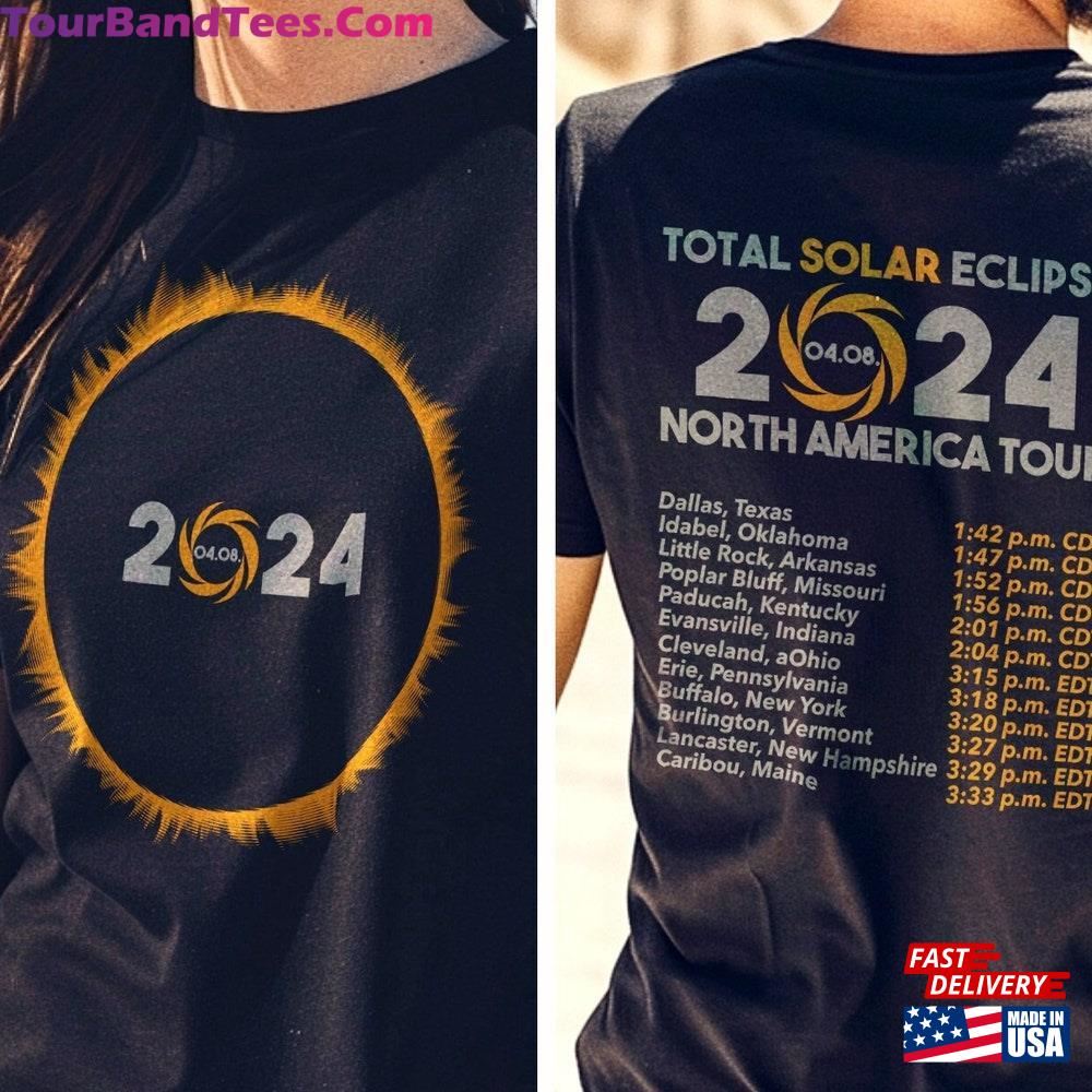 Total Solar Eclipse T-Shirt Shirt April Path Of The Unisex Classic 29Uf112456 – Utopia Fashion