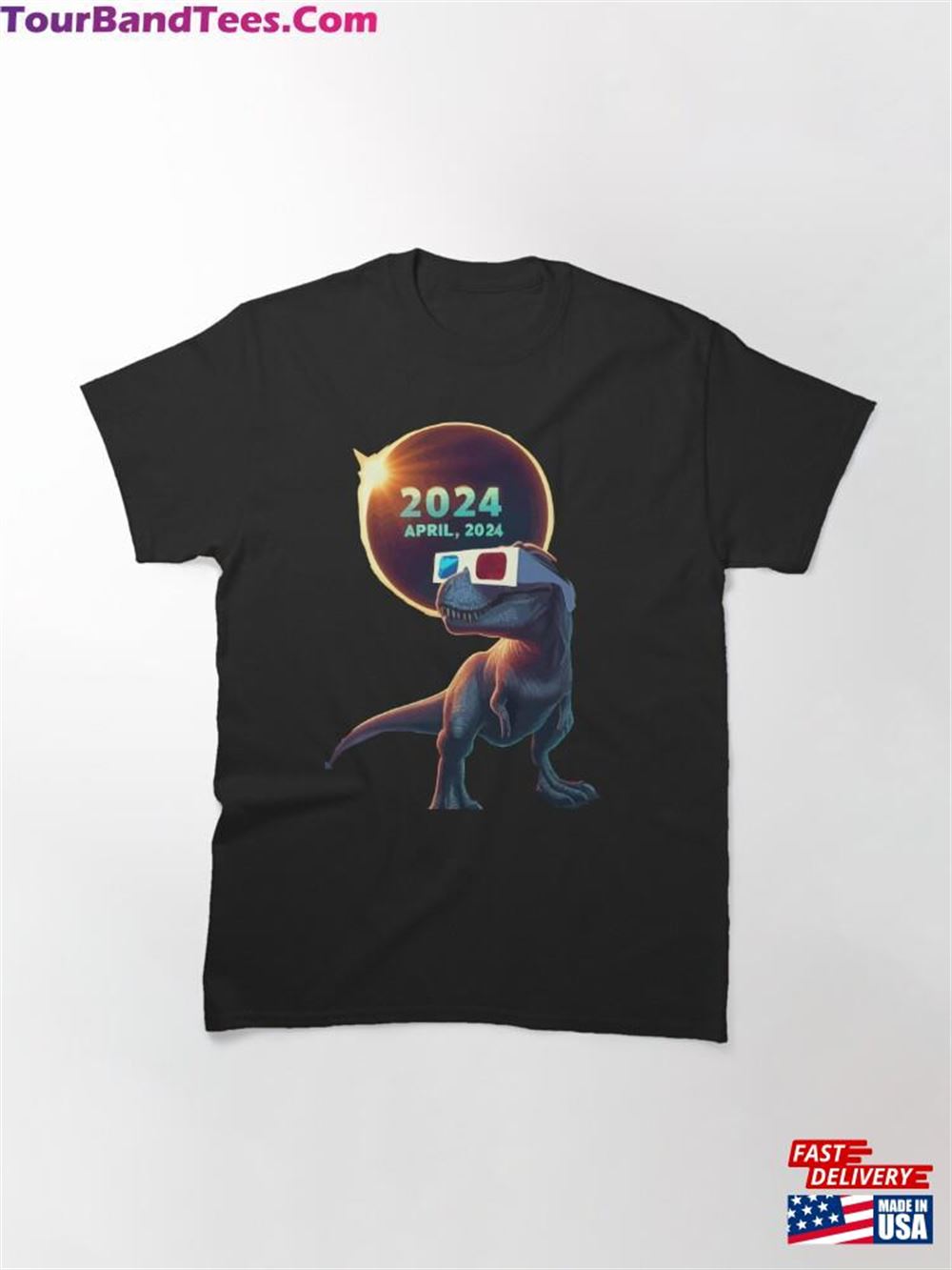 Total Solar Eclipse T Rex Dinosaur April Classic T-Shirt Unisex Sweatshirt 29Uf096919 – Utopia Fashion