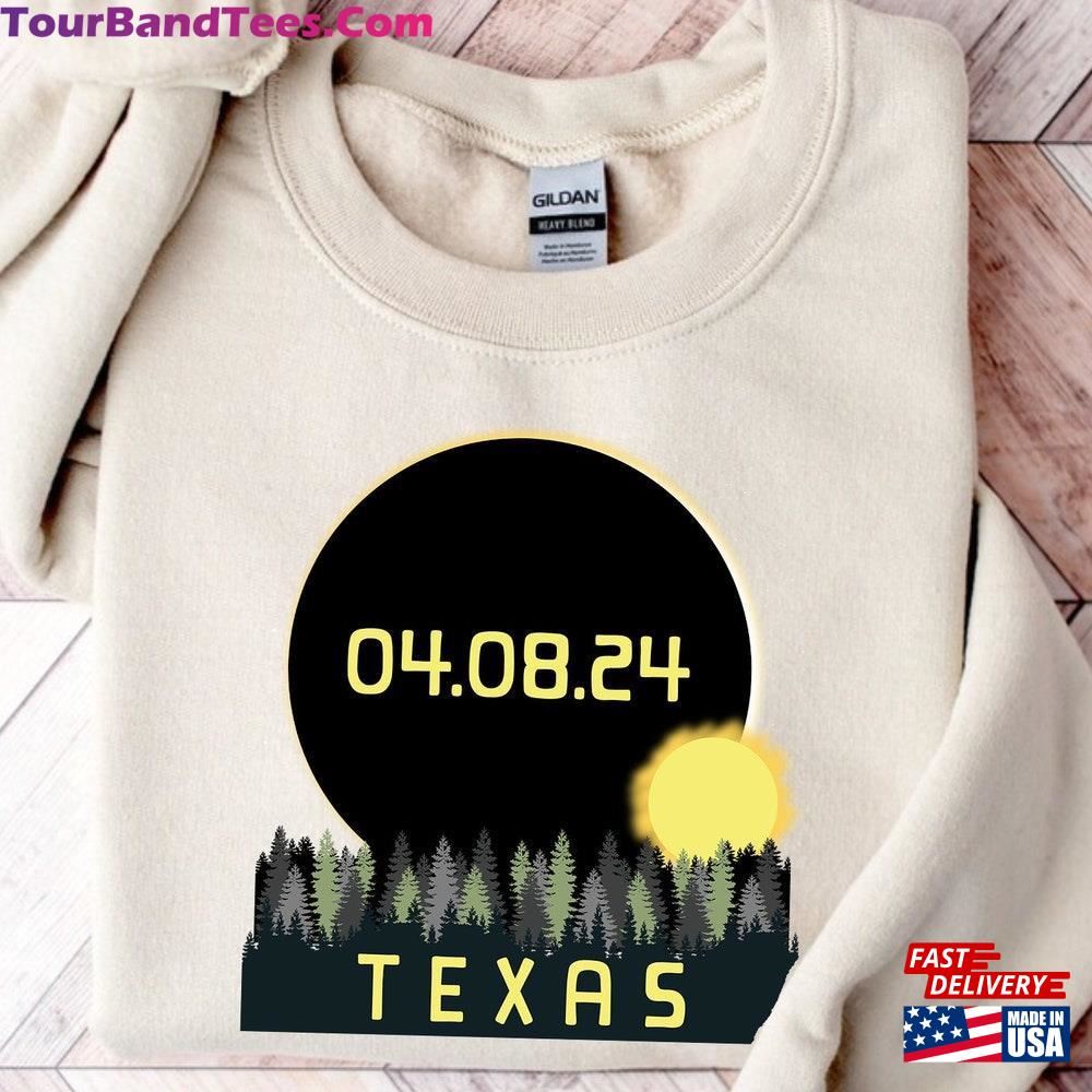 Total Solar Eclipse Texas Shirt April 8Th Path Of Totality America T-Shirt Sweatshirt Unisex 29Uf092229 – Utopia Fashion