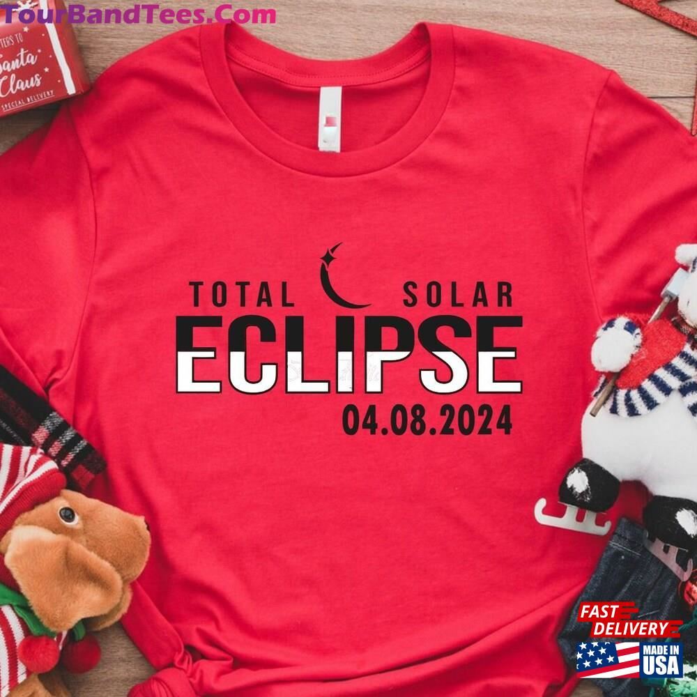 Total Solar Eclipse Twice In A Lifetime Shirt April Usa Map Classic Unisex 29Uf116364 – Utopia Fashion