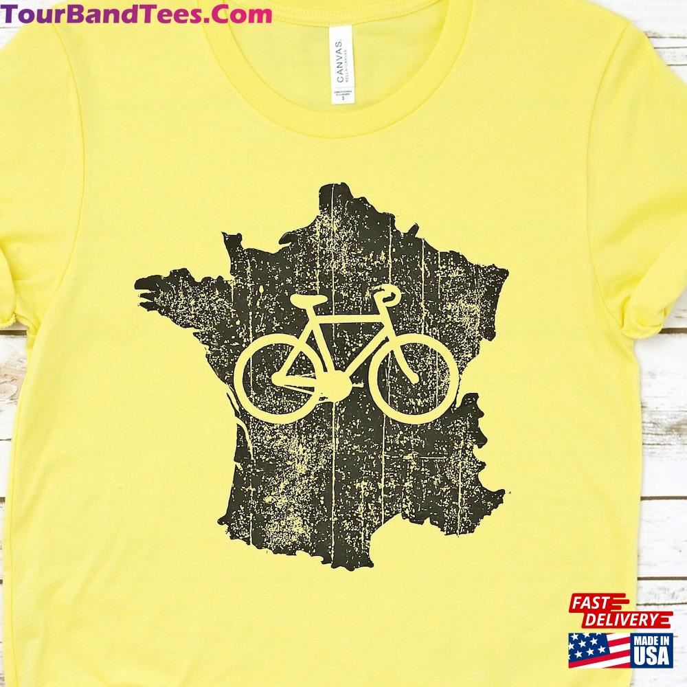 Tour De France Weathered Bike Silhouette T-Shirt Hoodie Classic 29Uf115863 – Utopia Fashion