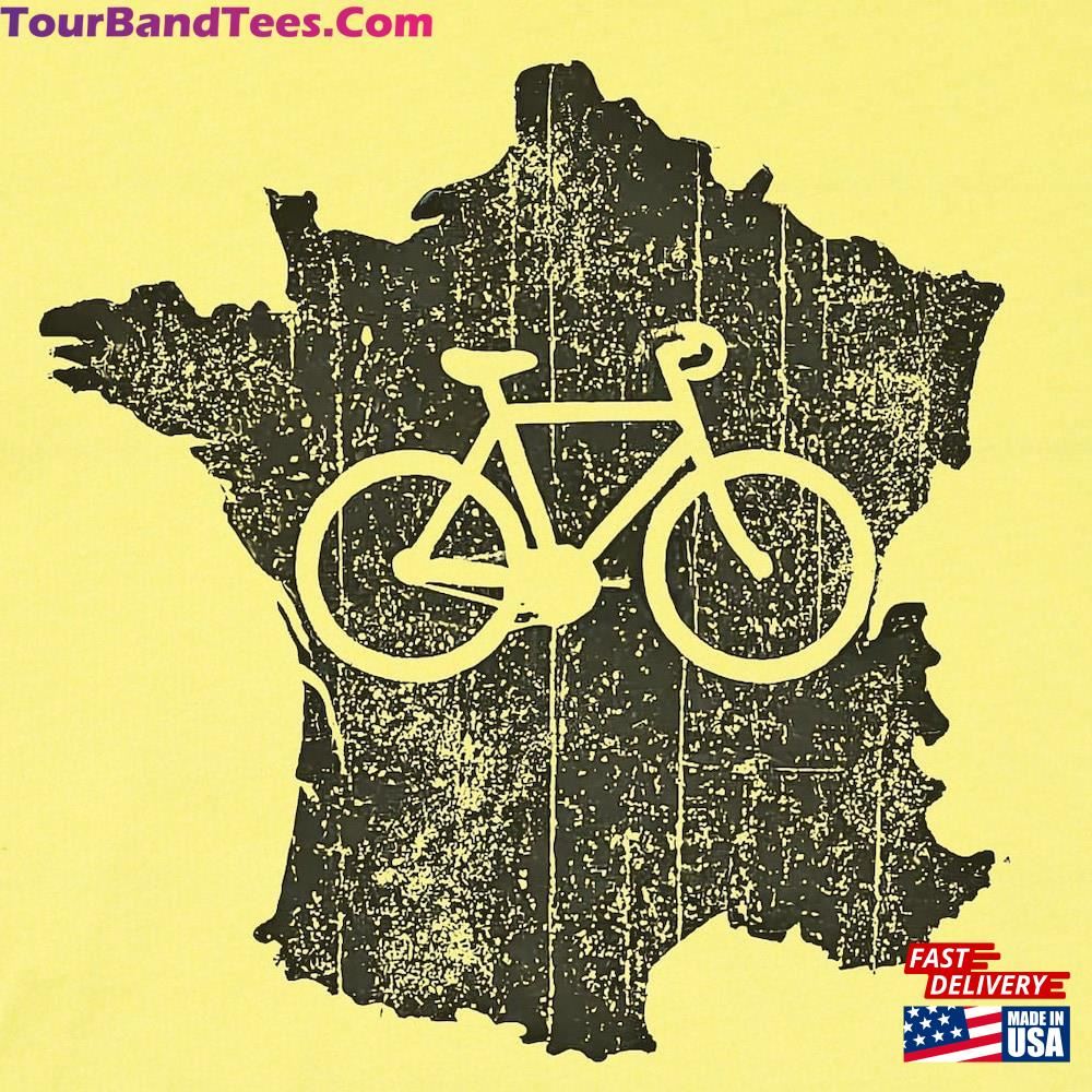 Tour De France Weathered Bike Silhouette T-Shirt Hoodie Classic 29Uf115863 – Utopia Fashion