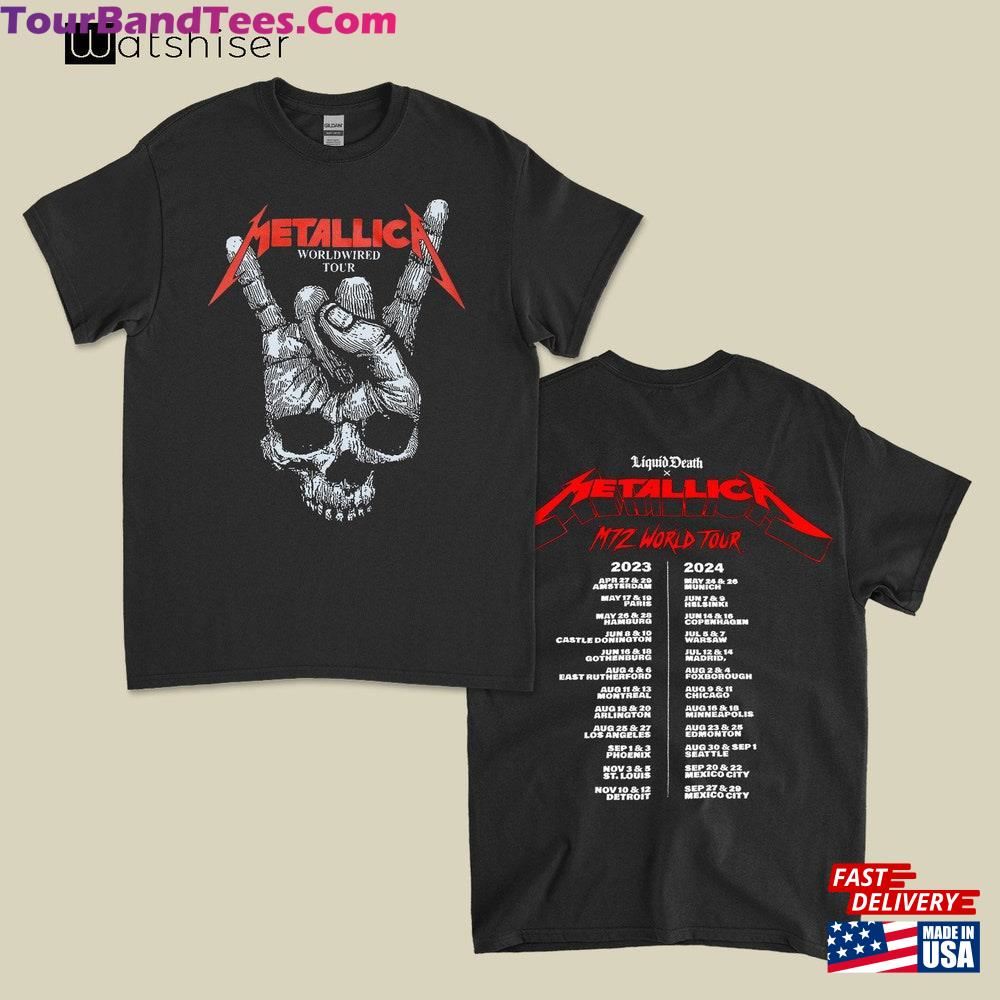 Tour Metallica T-Shirt Hoodie Unisex 29Uf092915 – Utopia Fashion