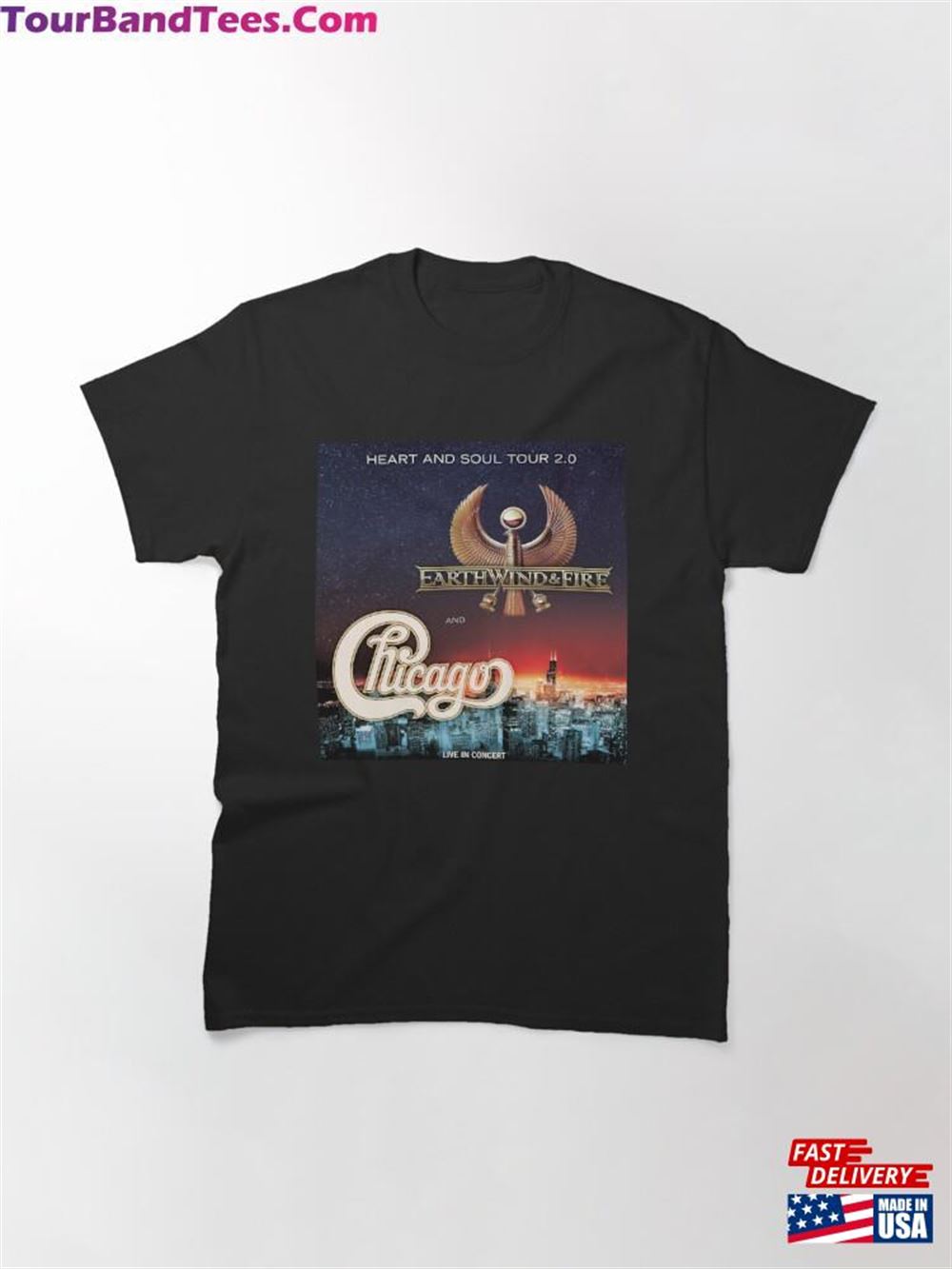 Tour With Chicago Earth Wind Inewstv Classic T-Shirt Unisex 29Uf116987 – Utopia Fashion