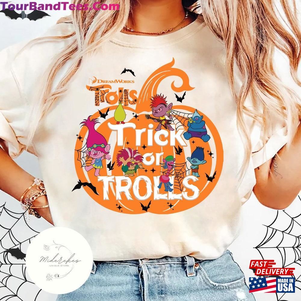 Trick Or Trolls T-Shirt Halloween Shirt Band Together Classic Sweatshirt 29Uf107137 – Utopia Fashion