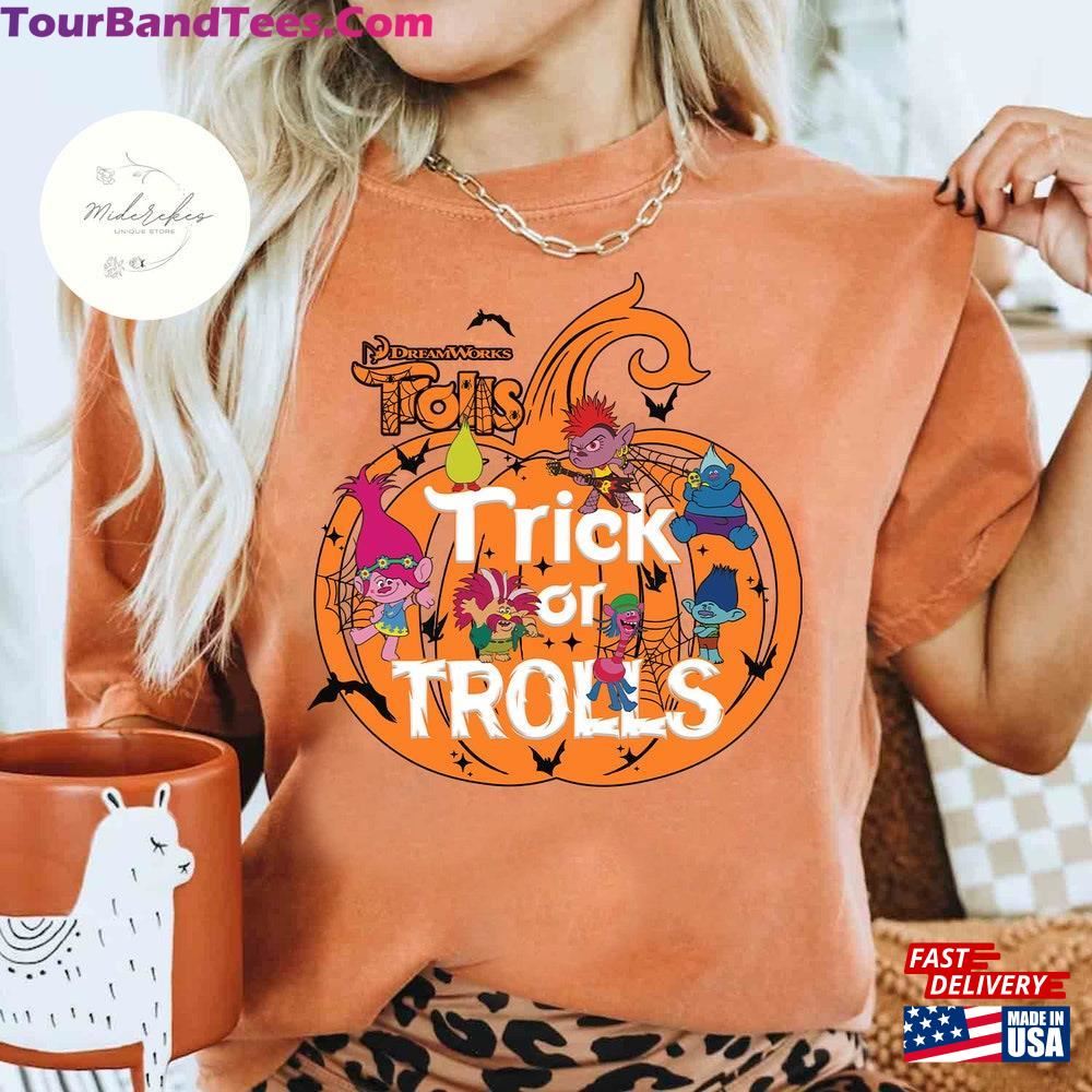 Trick Or Trolls T-Shirt Halloween Shirt Band Together Classic Sweatshirt 29Uf107137 – Utopia Fashion