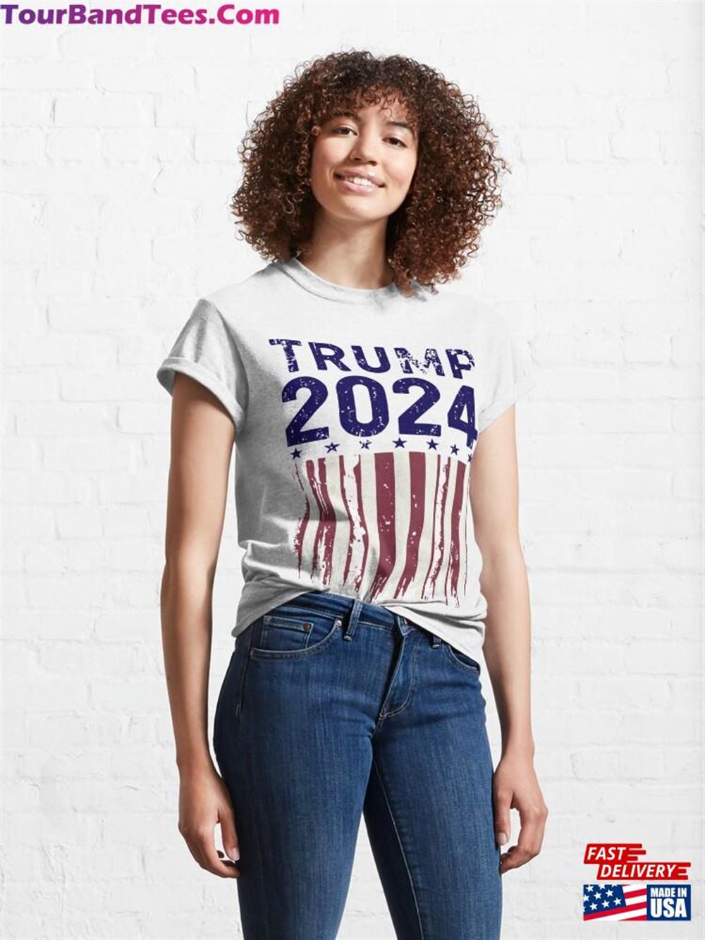 Trump America Usa Grunge Flag Classic T-Shirt Sweatshirt 29Uf102240 – Utopia Fashion