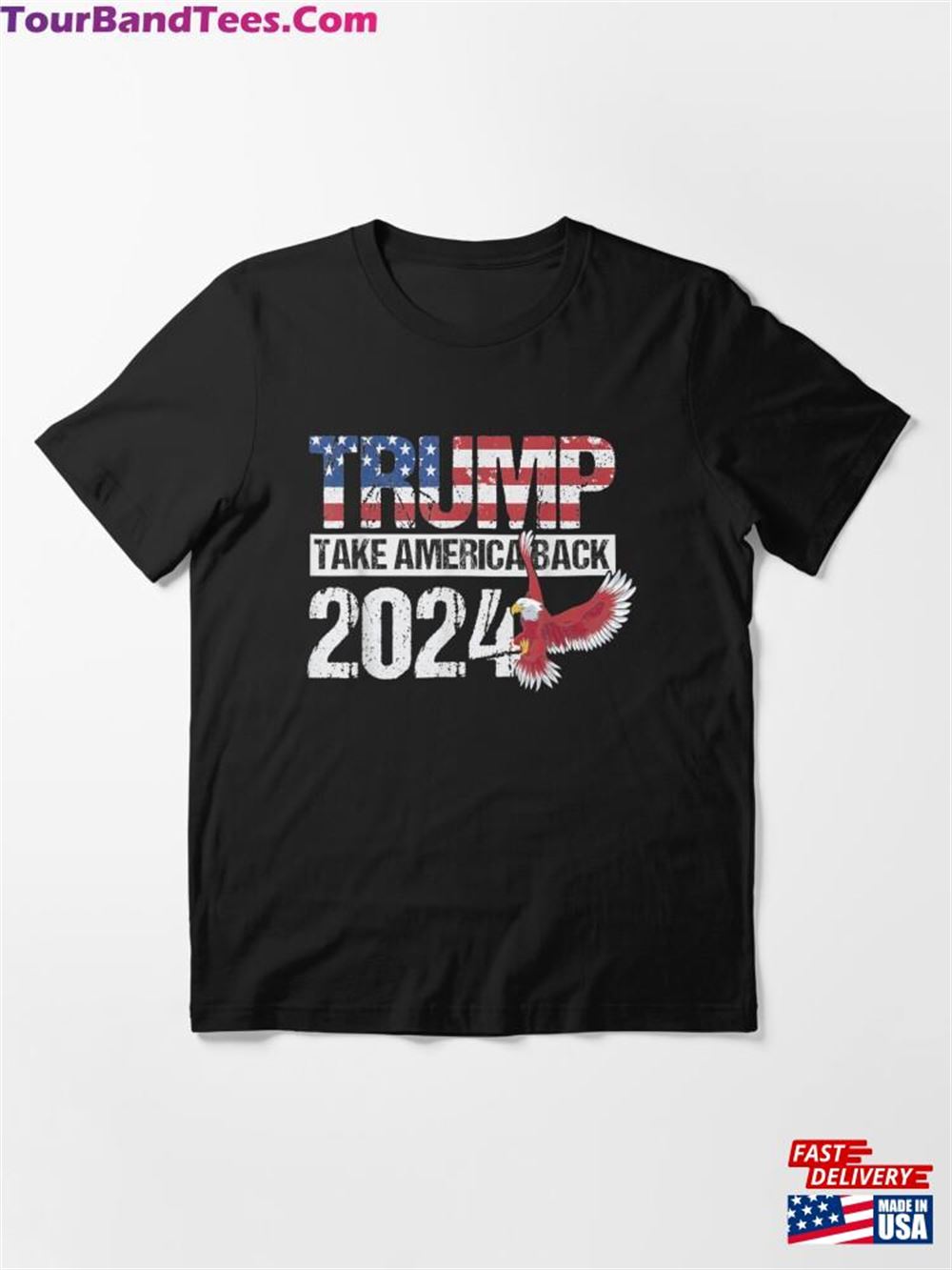 Trump Flag Take America Back Men Women Essential T-Shirt Unisex 29Uf116798 – Utopia Fashion