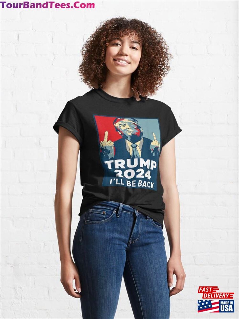 Trump I Will Be Back Classic T-Shirt 29Uf096914 – Utopia Fashion