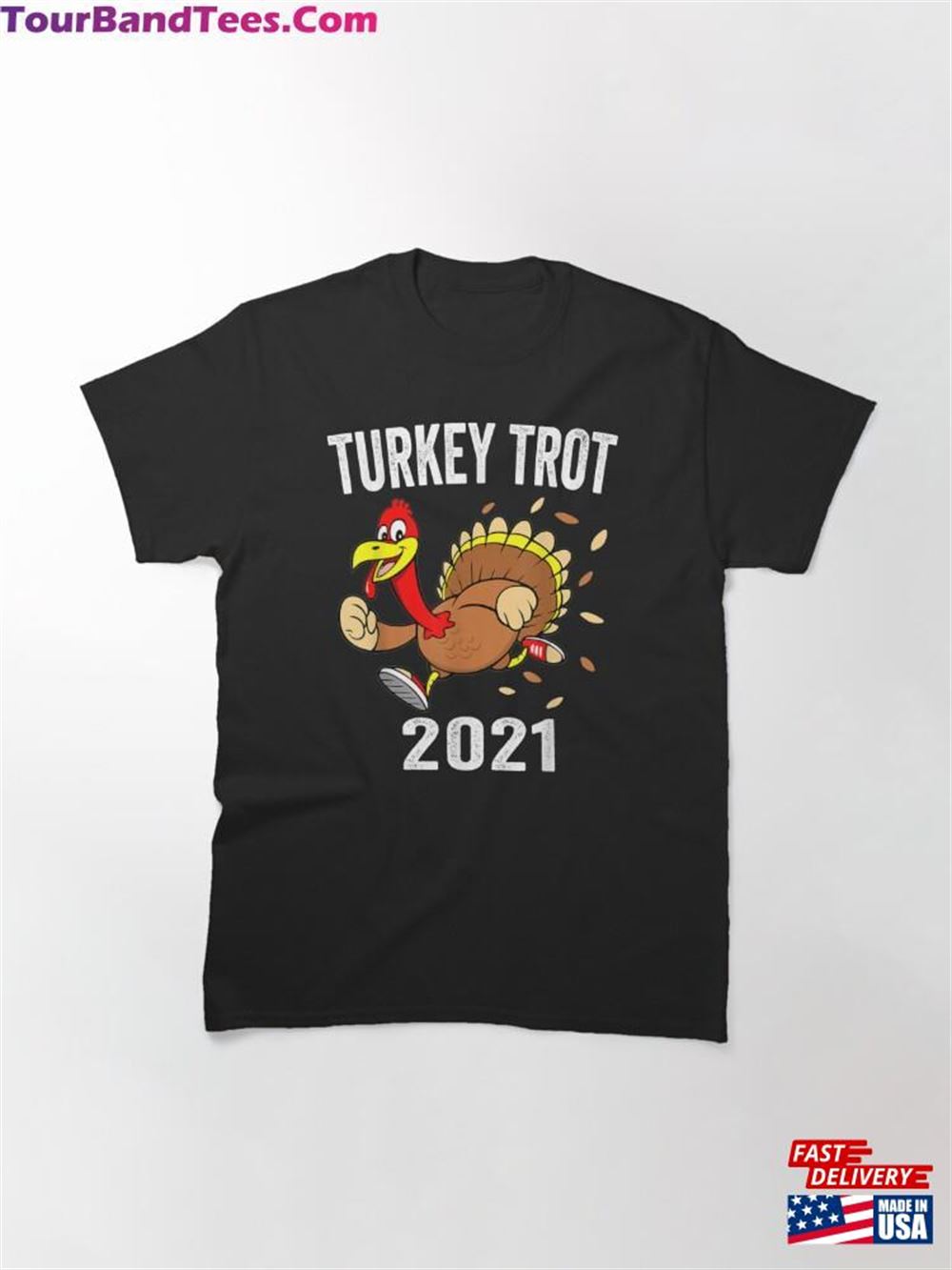 Turkey Trot Thanksgiving Adult Classic T-Shirt Sweatshirt 29Uf092669 – Utopia Fashion